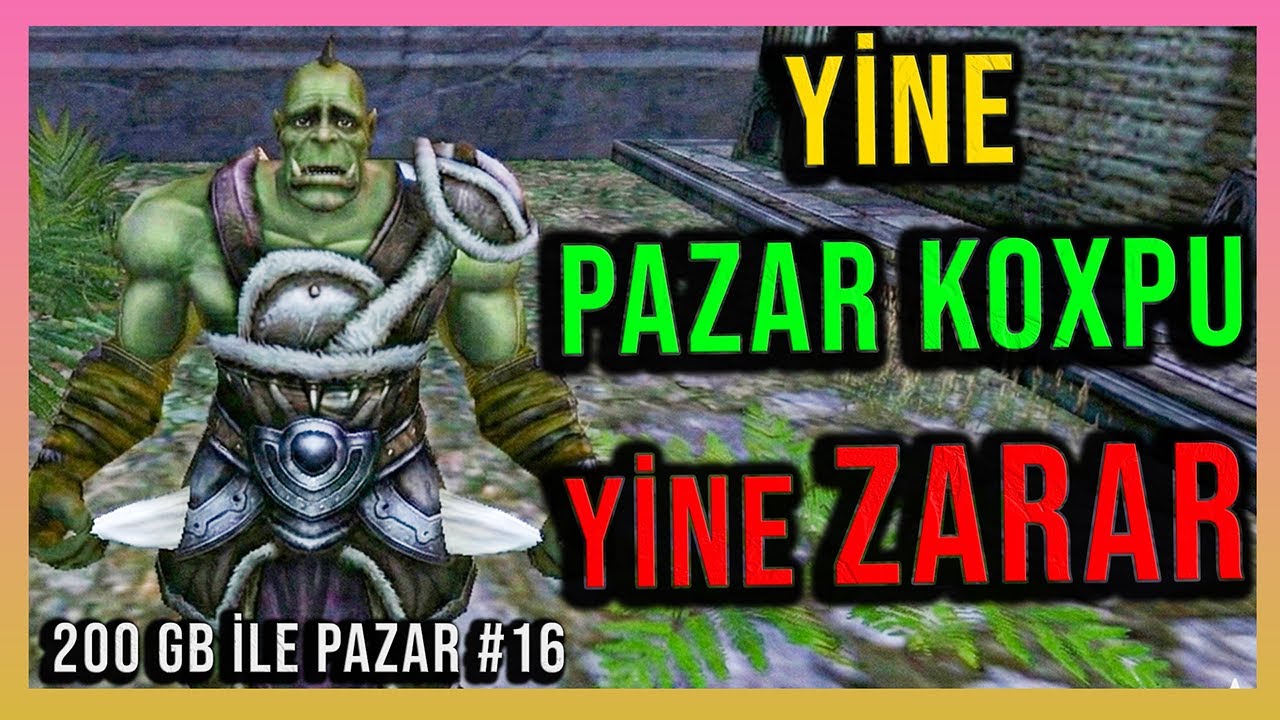 YİNE PAZAR KOXPUNA ITEM KAPTIRDIM! | 200 GB ile Pazar Yapıyorum #16 | Knight Online Pazar | ZERO