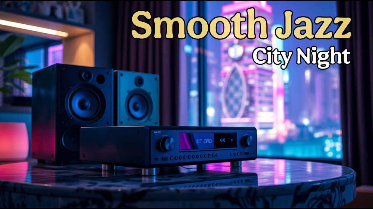 Jazz Soul Midnight City Light 🌙 Relaxing Night Lounge Music for Study & Chill Vibes