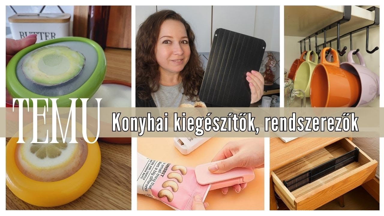 TEMU Haul – Konyhai kiegészítők és rendszerezők tesztje! Megérte vagy csalódás? 🤔