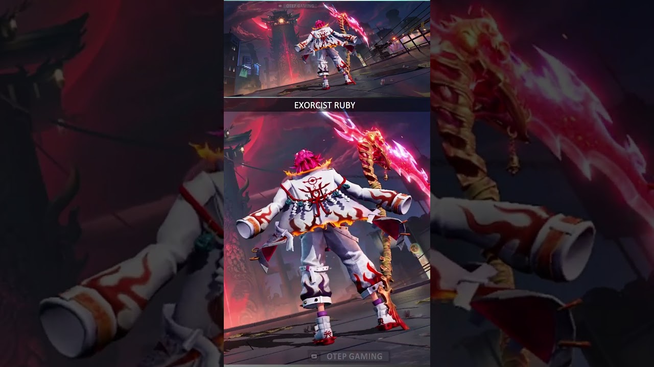 Ruby Exorcist skin entrance 👻 #mlbb