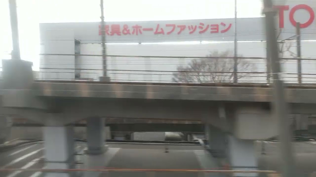 京葉線　側面展望　南船橋〜海浜幕張　