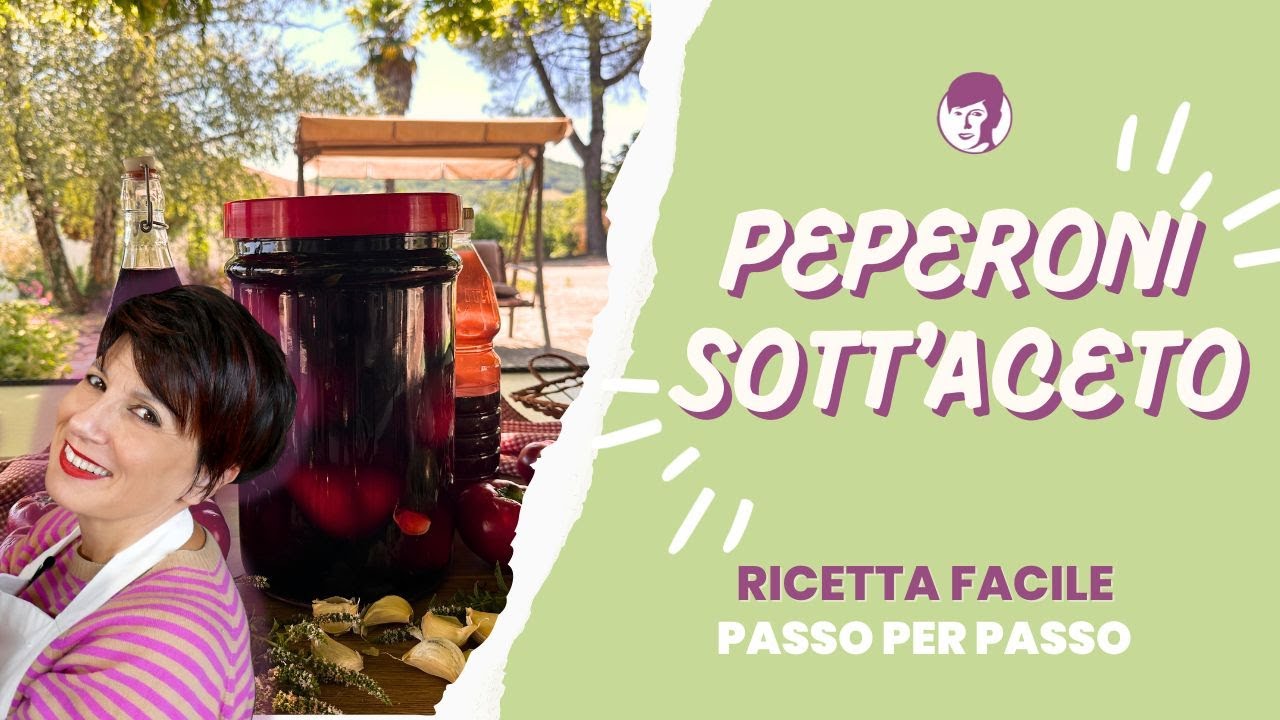 Peperoni o papaccelle sott'aceto fatti in casa | Antonietta Polcaro