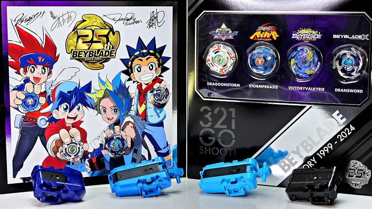 We Have Victory Valkyrie in the Beyblade 25th Anniversary Set - Unboxing & Crazy Battles!!!