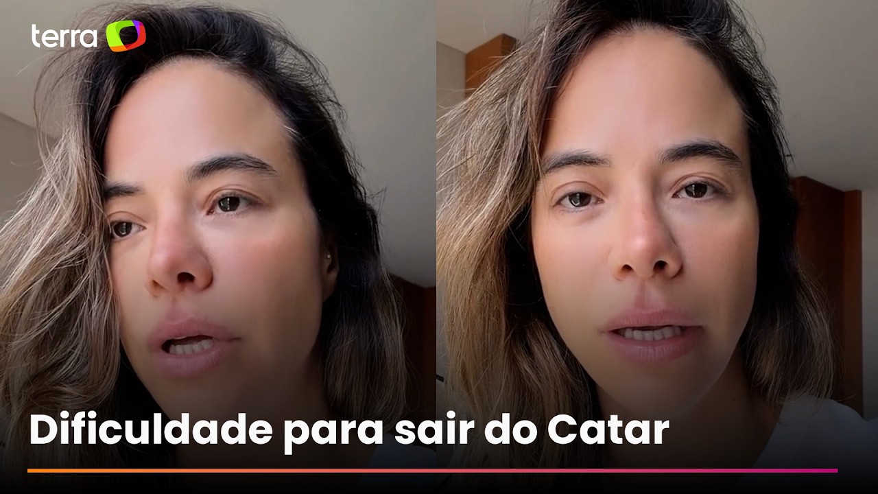 'Presa' no Catar por causa de conflito no Oriente Médio, Miá Mello faz relato: 'Aflição'