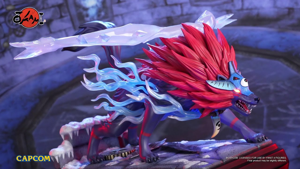 F4F Presents - Okami Oki Wolf Form Resin Statue