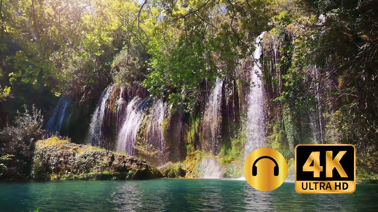 🌊✨4K Waterfall Ambiance & Live Smooth Ambient Set - Aes Dana. Perfect for Studying and Relaxing.