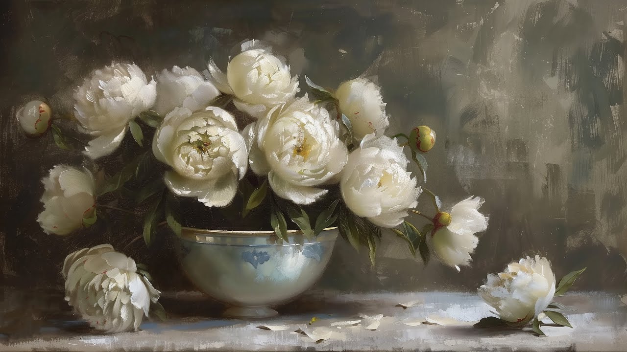 Moody Spring Art For Your TV | Vintage Art Slideshow For Your TV | TV Art Spring | 4K | 3 Hours