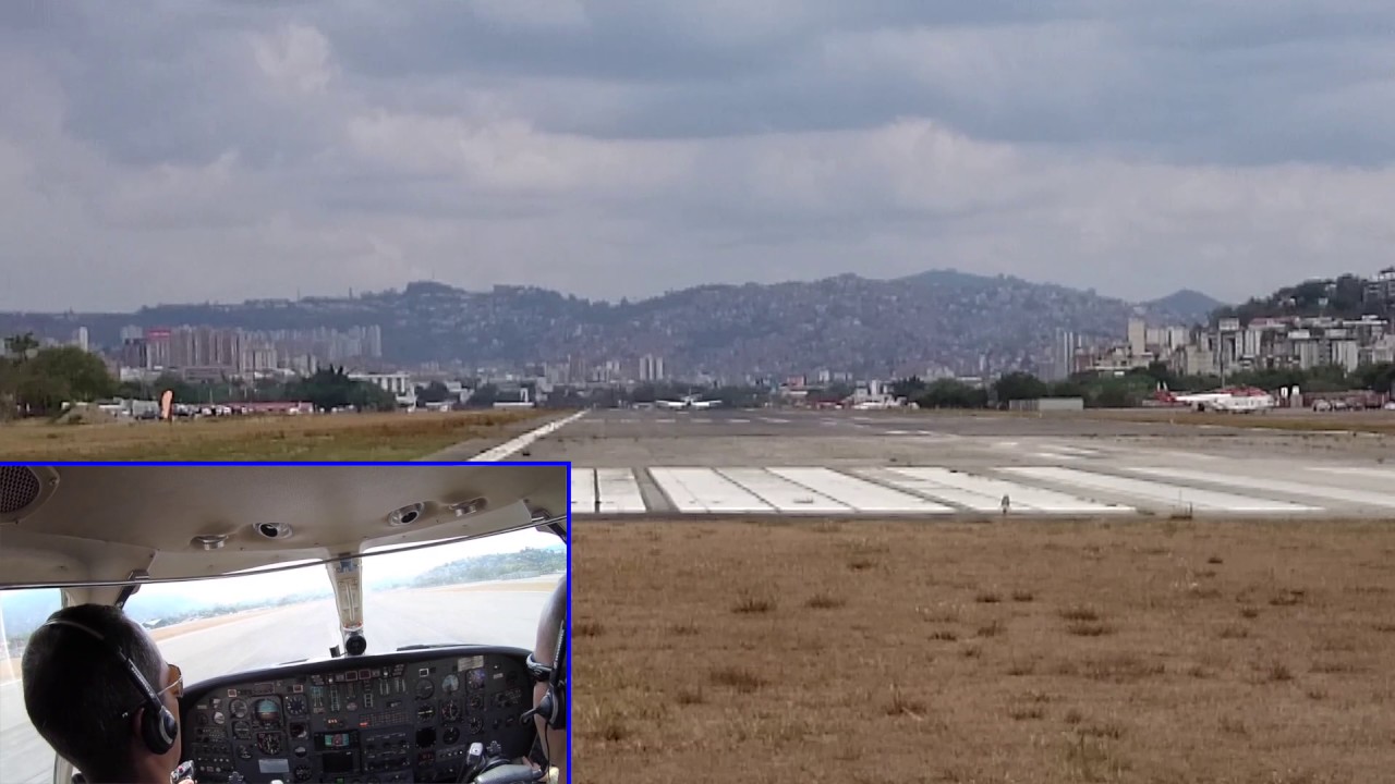 Aproximaci&oacute;n en Caracas con Citation II (C-550)  Base Miranda SVFM