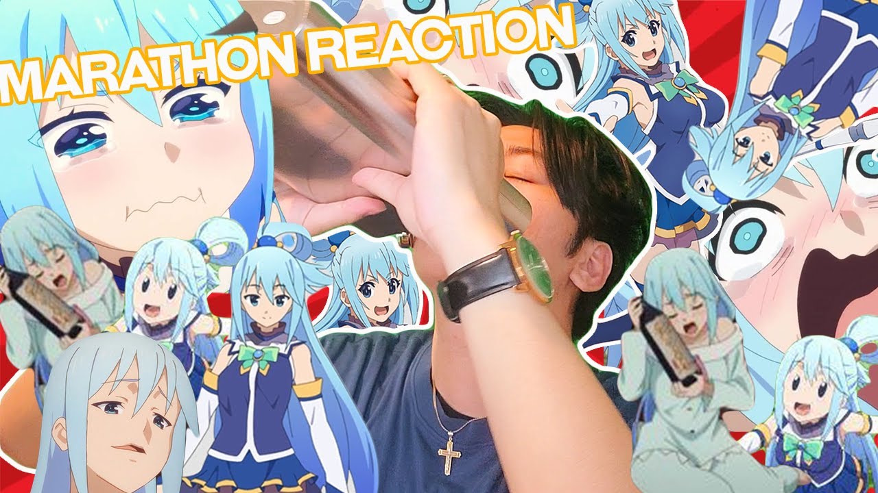 I got drunk and watched *KONOSUBA* (Konosuba Season 1 reaction/commentary)