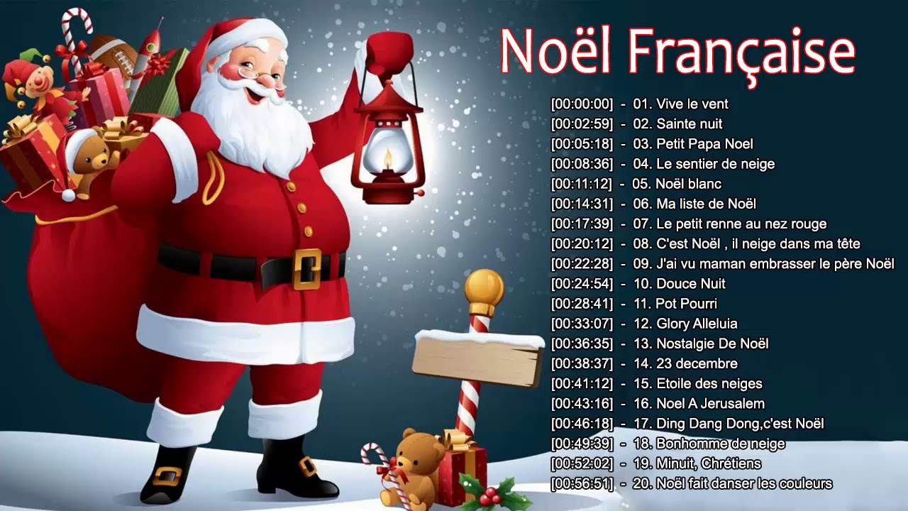Musique de Noel en Francais 2024 ❄️ Compilation Chansons de Noel ❄️ Joyeux Noel et Bonne Ann&eacute;e 2024
