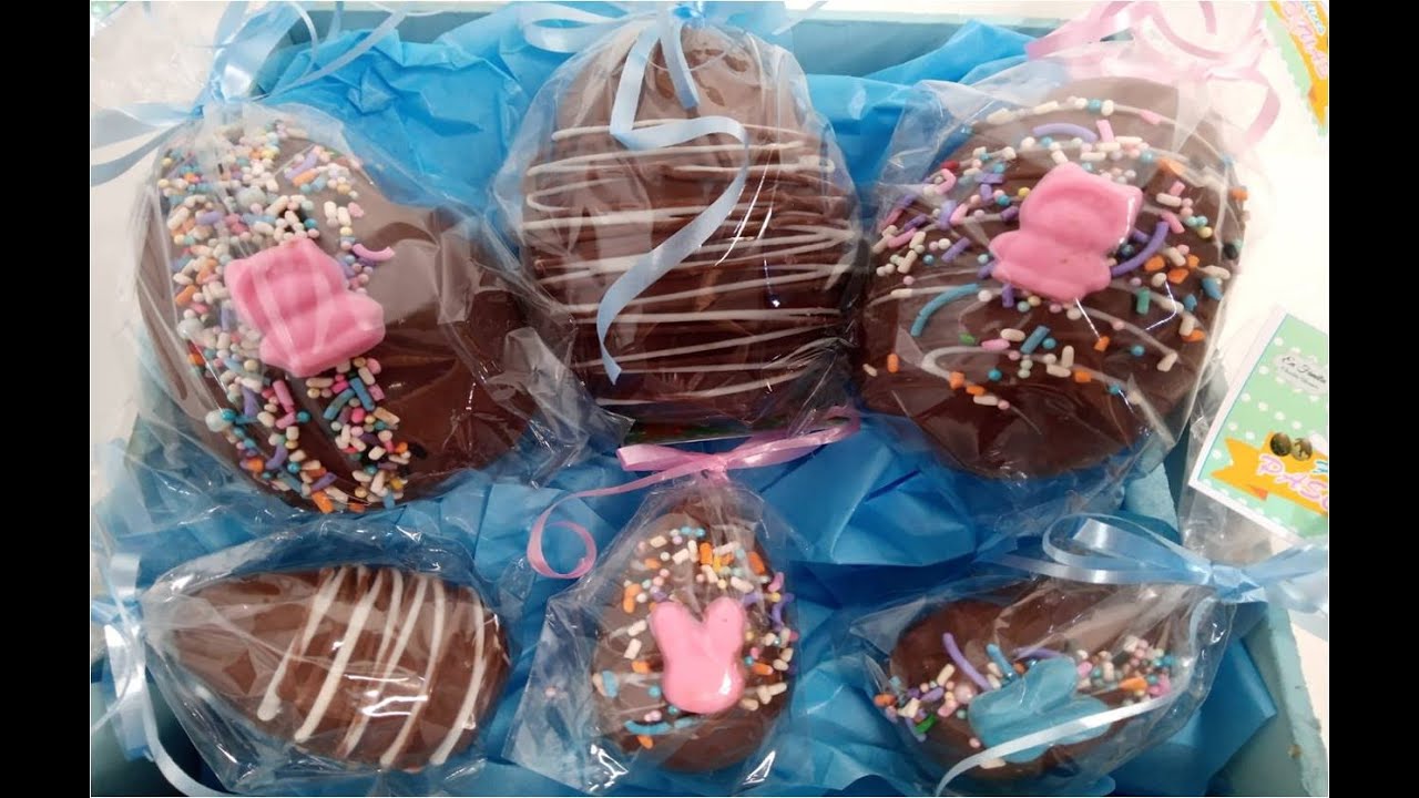 COMO HACER HUEVOS DE PASCUA PARA VENDER , LINDOS Y FACILES DE HACER