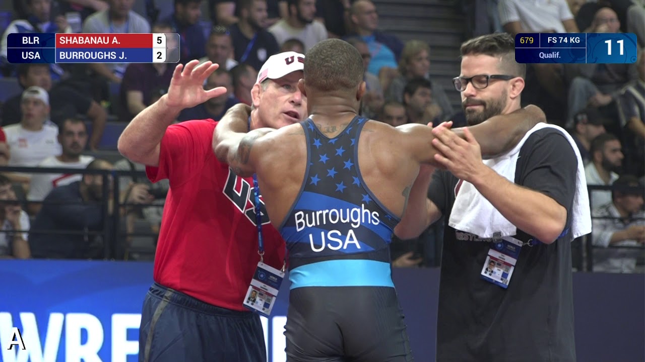 Qual. FS - 74 kg: J. BURROUGHS (USA) df. A. SHABANAU (BLR) by VPO1, 7-5