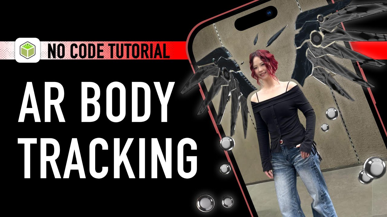 Body AR Tutorial: Make Effects That Follow You | No-Code WebAR with Kivicube
