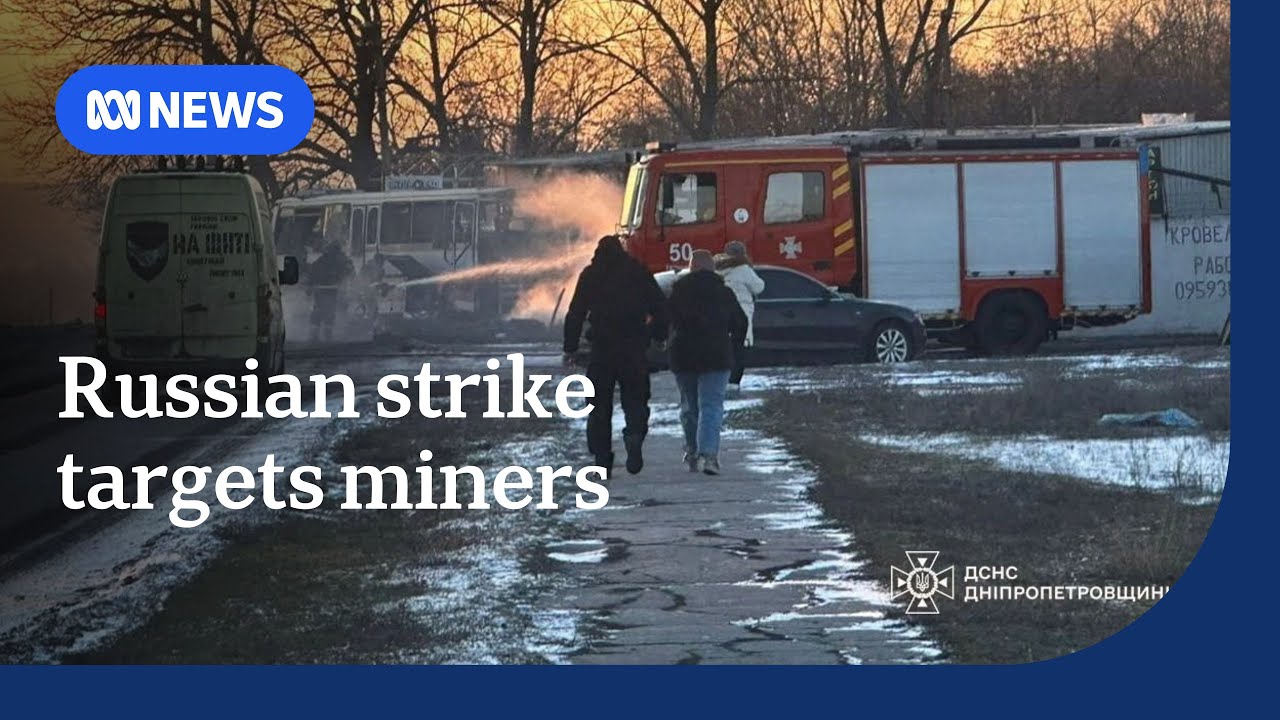 Russia strikes mine workers, maternity hospital in Ukraine | ABC NEWS