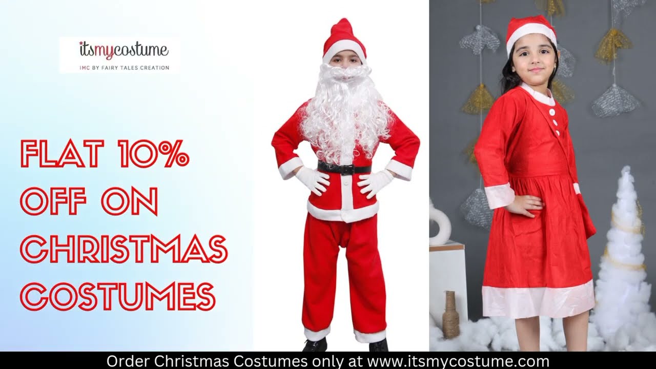 Christmas Santa Costumes | Santa Claus, Elf, Santa cap, Santa bag | order online | itsmycostume