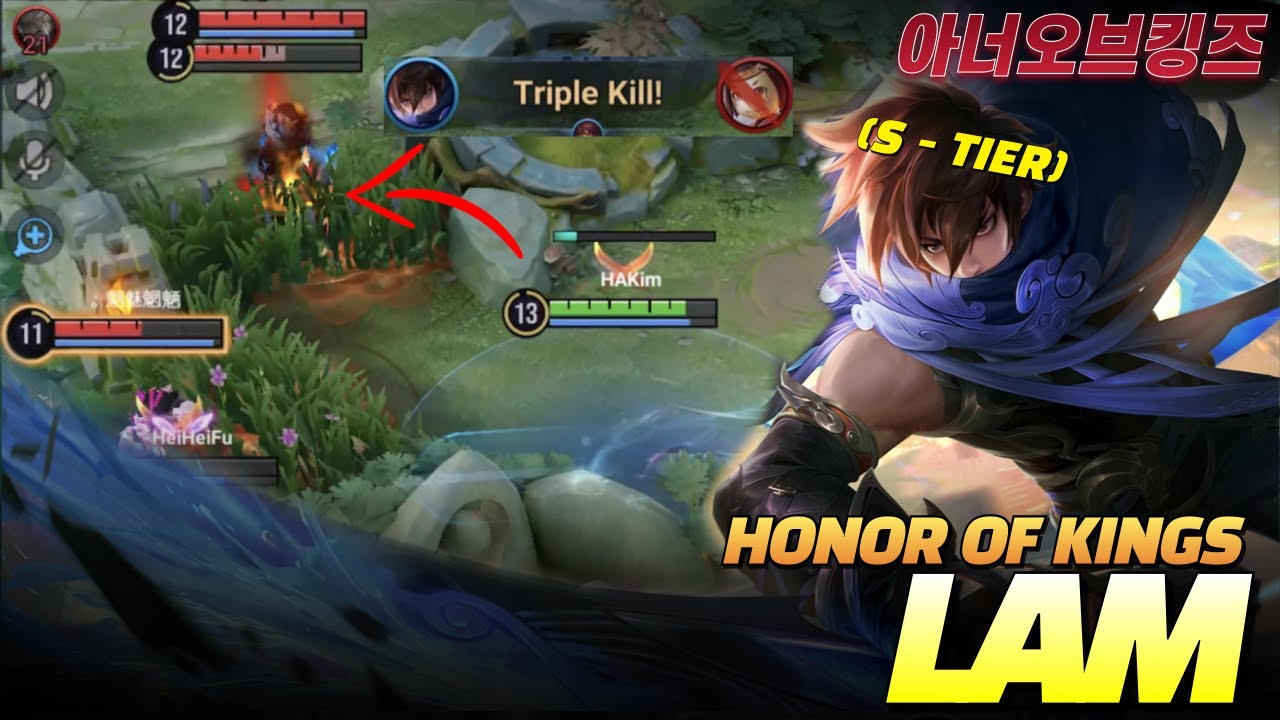 게임 출시 이후 벤 70%이상이게될 람! BANNED EVERY GAME LAM JUNGLE / Honor of kings, 아너오브킹즈, 王者荣耀