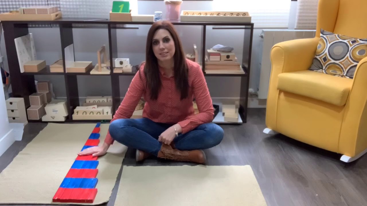 Barras numéricas -Material Montessori