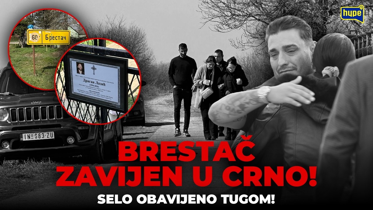 BRESTAČ ZAVIJEN U CRNO! Komšije Oplakuju Dragana, Jecaji Ispred Kuće Lazića