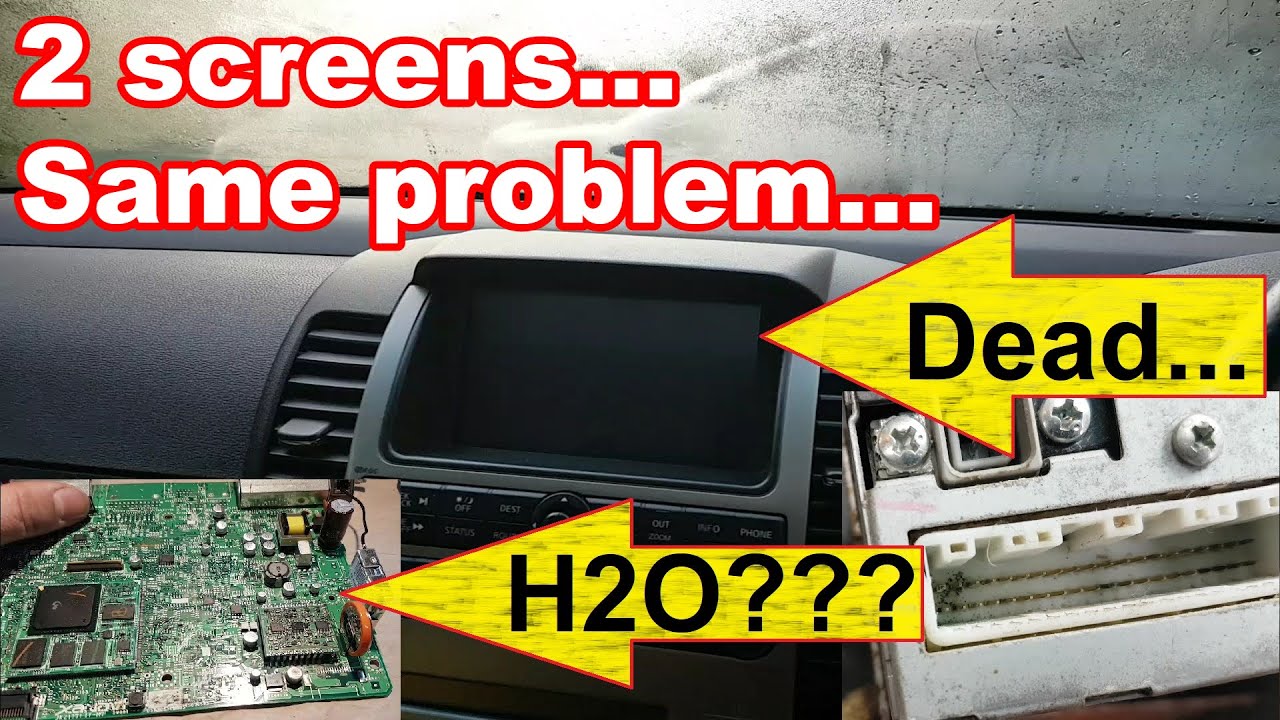 Nissan Pathfinder dead navigation screen... Fault finding and repair.