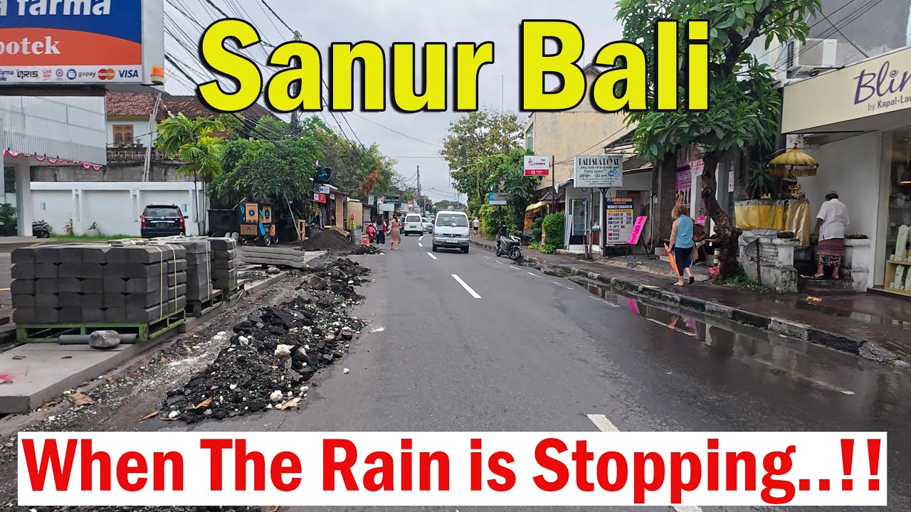 How Is Sanur Bali When The Rain Was Stopping..??? Video Taken September 10th