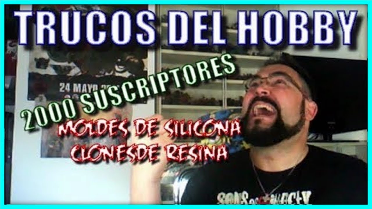 Como HACER MOLDES DE SILICONA y CLONAR con Resina MINIATURAS