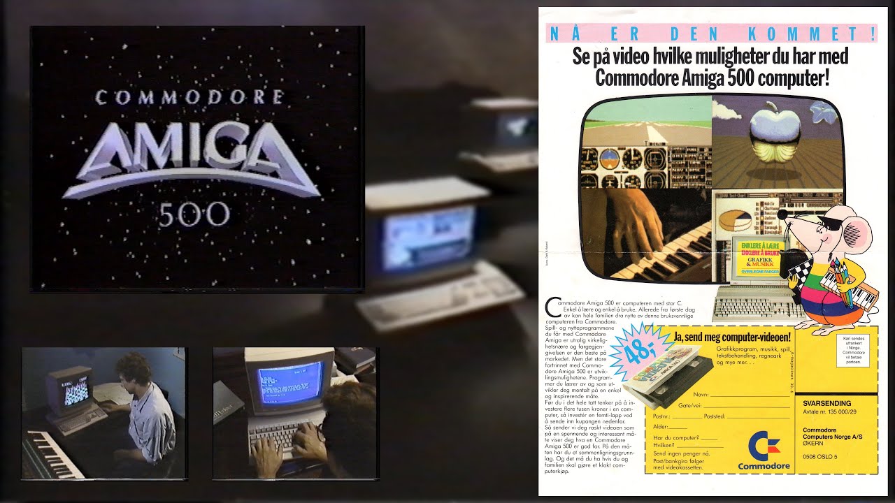 Commodore Amiga 500 promo VHS [norsk/Norwegian]