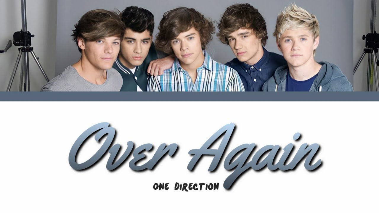 ONE DIRECTION - OVER AGAIN lyrics (Color Coded)