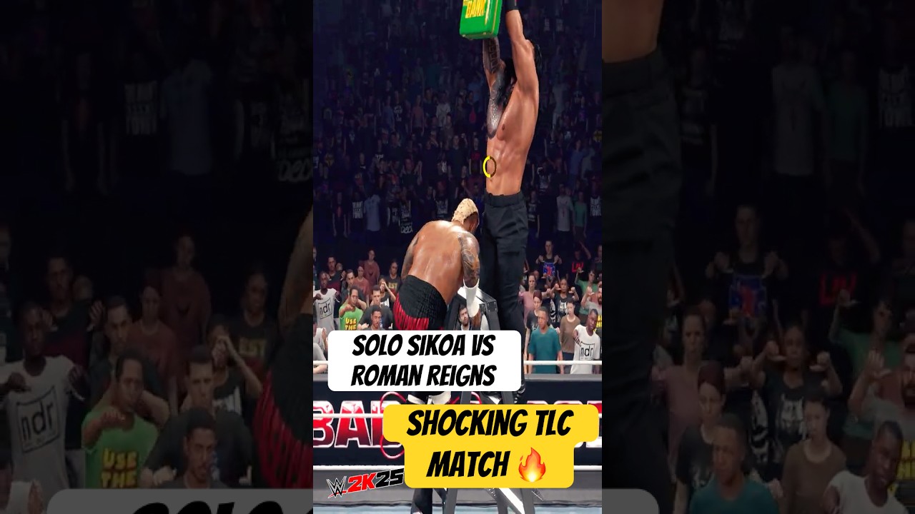 Roman Reigns vs Solo Sikoa &ndash; Shocking TLC Match You Have to See!  | WWE 2K25