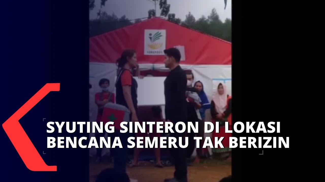 Syuting Sinetron di Tengah Pengungsi Bencana Semeru, Bupati: Tak Ada Izin Final