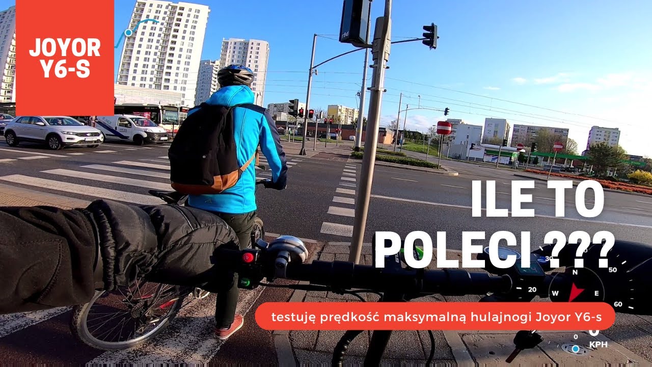 Joyor Y6-S off-road Vmax 20 km/h. Poranna przejażdżka hulajnogą elektryczną