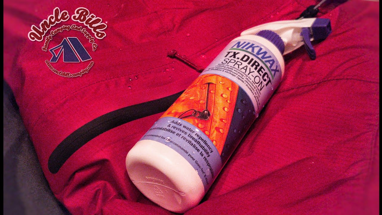 NIKWAX TX DIRECT SPRAY APPLICATION
