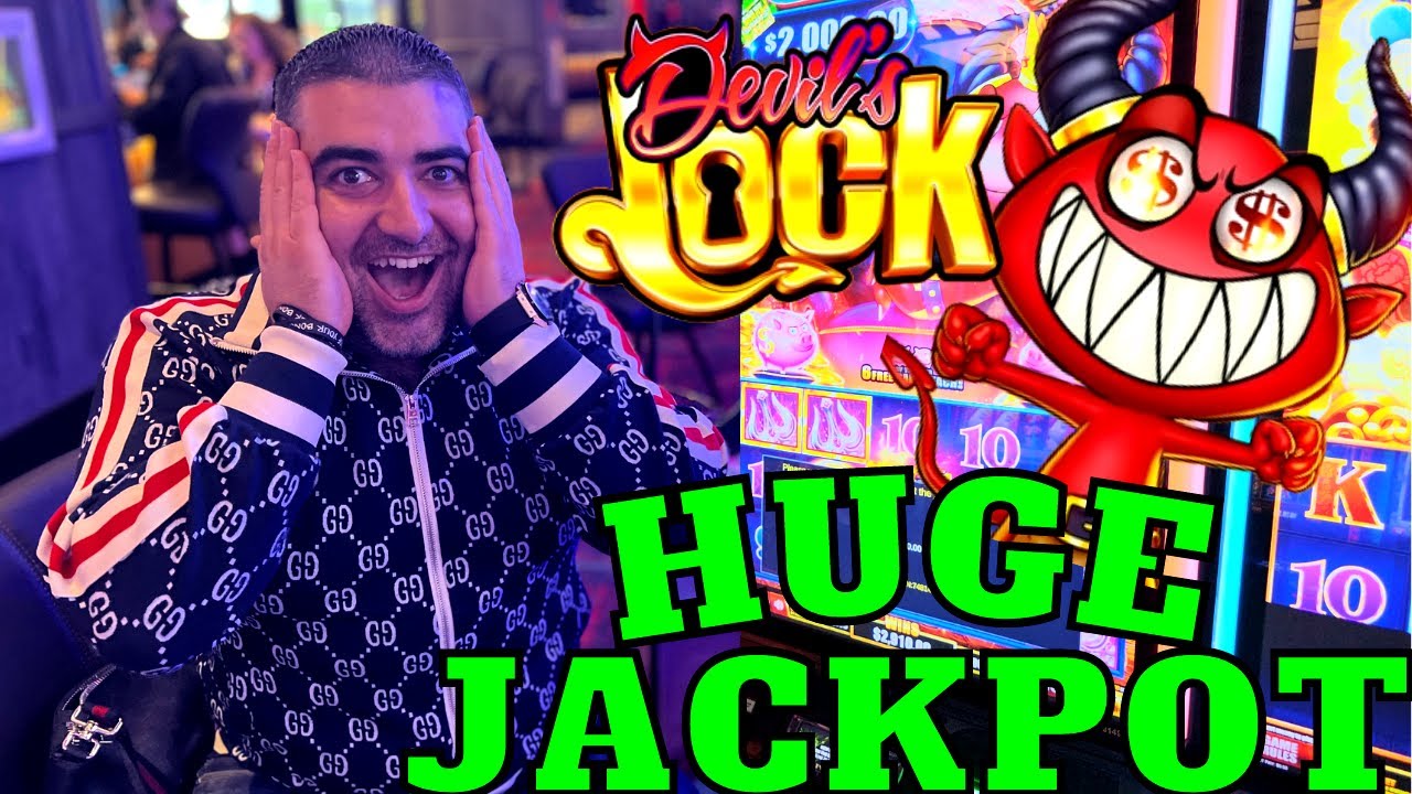 My TWIN Brother Won The BIGGEST JACKPOT On Devil's Lock Slot
