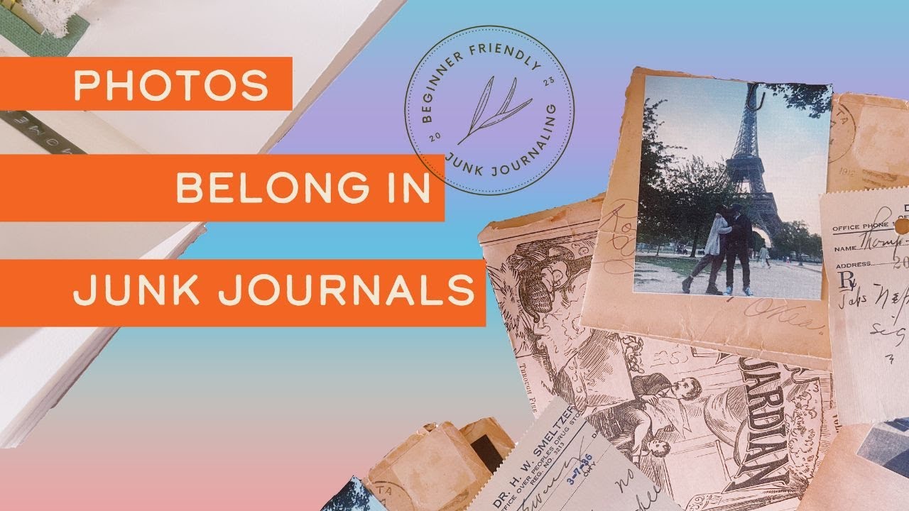 What beginner junk journals could look like with photos