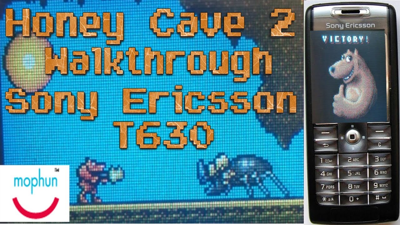 Honey Cave 2 Sony Ericsson T630 Mophun Игра ПОЛНОЕ ПРОХОЖДЕНИЕ!
