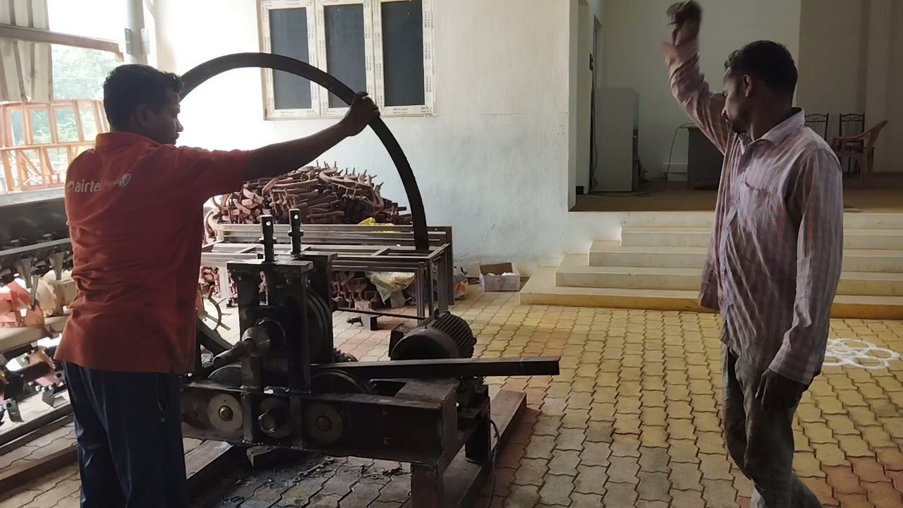 cage rolling machine 50*6 angel rolling