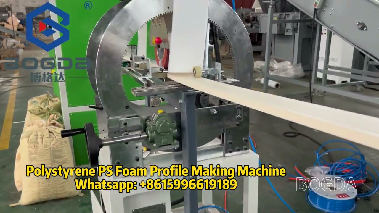 BOGDA Ploystyrene foam floor skirting board extrudee making machine