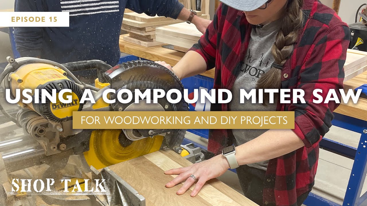 Using A Compound Miter Saw For Home Improvement Woodworking And DIY Projects
