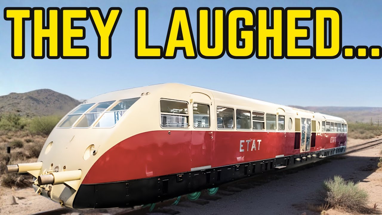He Powered A Train With 4 Bugatti Straight-8s — It Broke Every Record In 1934
