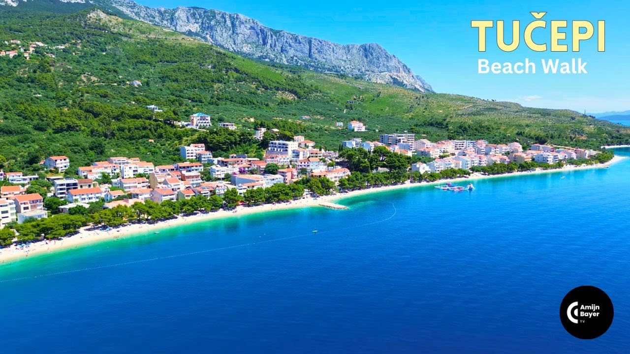 Breathtaking Beauty of Tučepi Croatia Makarska Riviera Walking Tour 2024