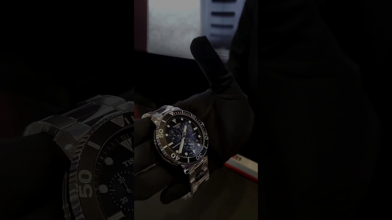 How to use the chronograph features in Tissot Seastar 1000 Quartz @TISSOT #tissot #tissotwatches