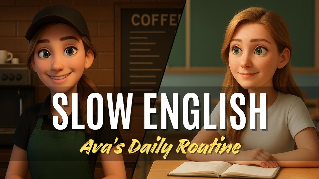 Daily Slow English | Ava’s Daily Routine | English Listening Practice for Beginners