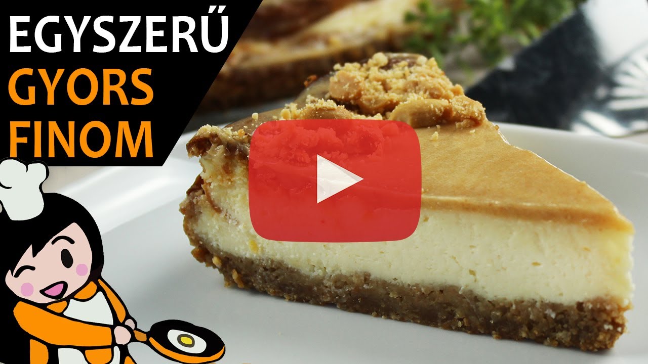Karamellás sajttorta - Recept Videók