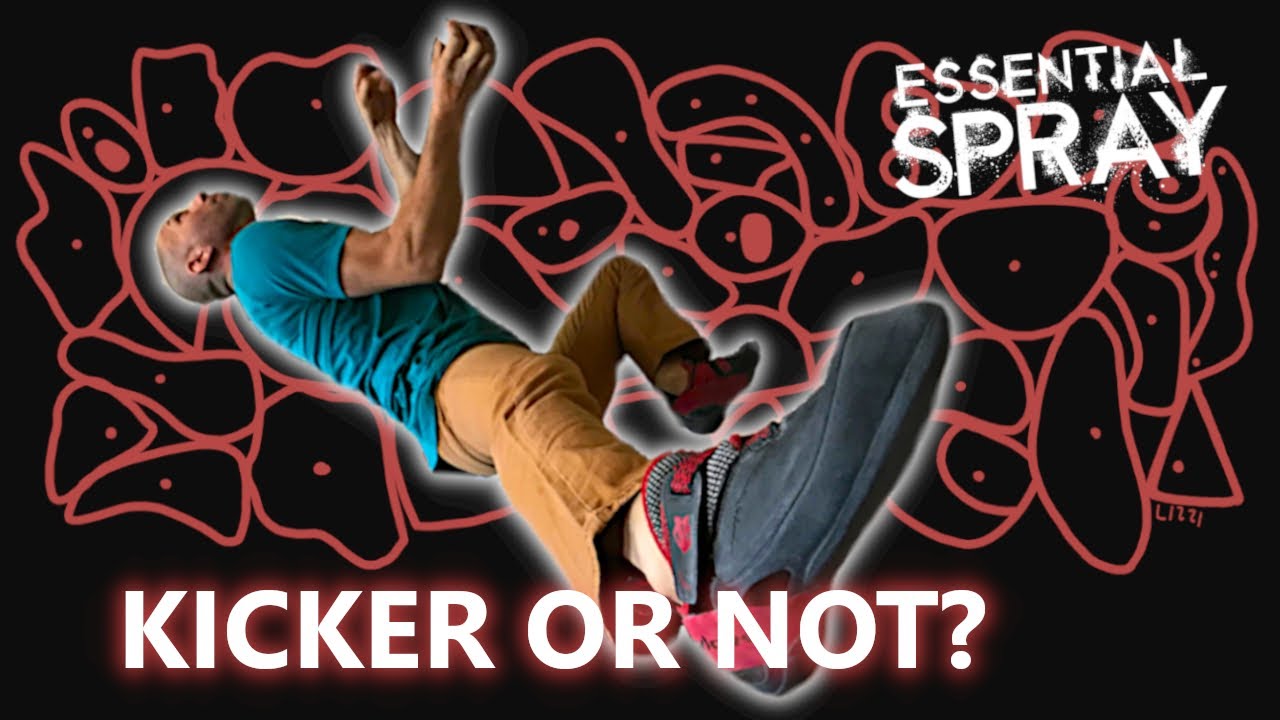 Essential Spray | Should Your Home Climbing Wall Have a Kicker or Not?