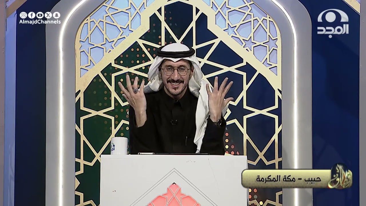 مداخلة هاتفية مع حبيب، شقيق عبدالله، يقدّم فيها إنشادًا خاصًا له🤍🤎