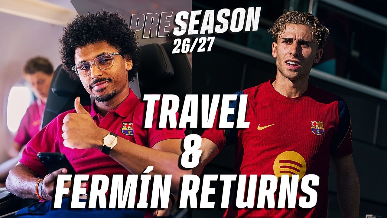 🔥 OFF TO BIRMINGHAM + FIRST TRAINING | INSIDE STAGE (day 1) | FC Barcelona 🔵🔴