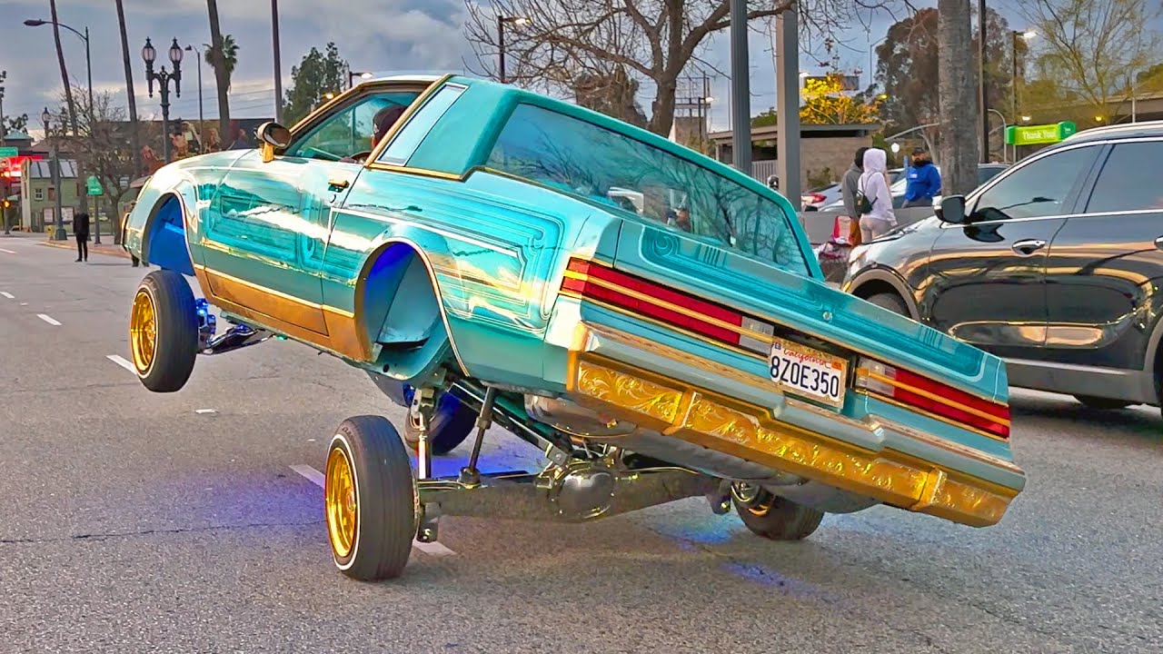 LADY LOWRIDER Cruise in Pasadena California! Female driven Classic Cars #ad