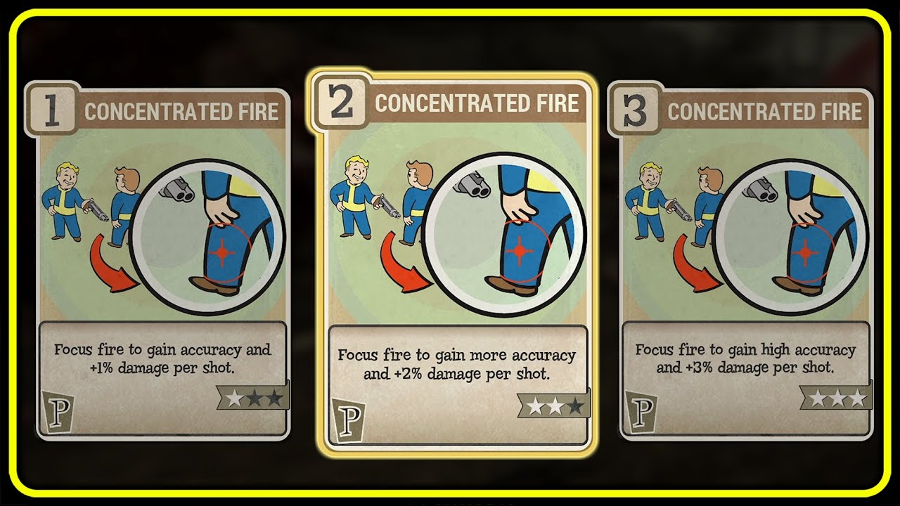 Fallout 76 PTS - Concentrated Fire, But Which One? | Comparison & Tests.