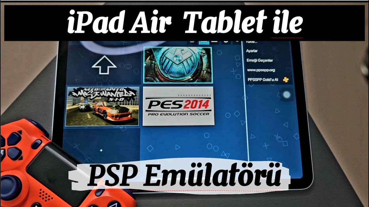 iPad Air iOS PSP Oyun Emulatörü Denedim | PPSSPP Emu on iOS