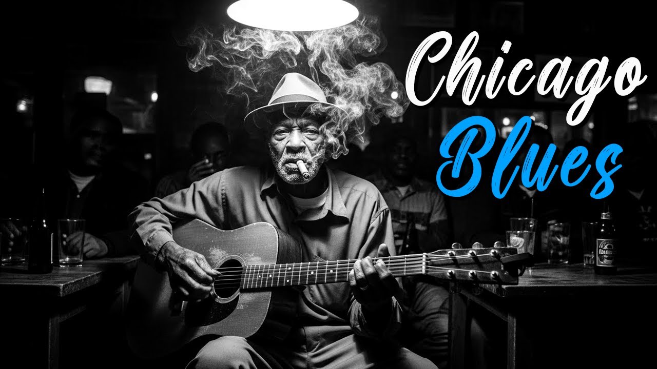 😔 Weary Traveler Chicago Blues for Bus Stations & Greyhound | Midnight Blues Voice