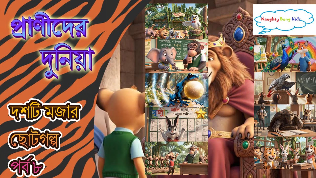 প্রাণীদের দুনিয়া | দশটি মজার ছোটগল্প | পর্ব ৮ | Animal world | Ten funny short stories | part 8